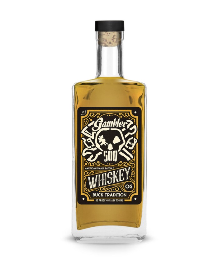 Gambler 500 American small batch Whiskey