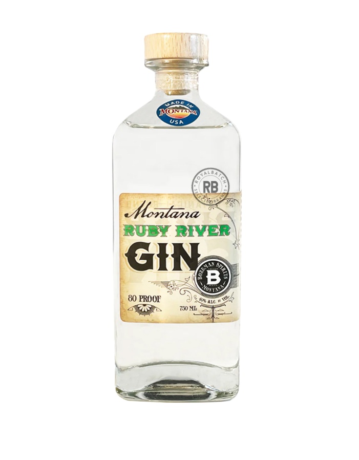 Bozeman Spirits Distillery Montana Ruby River Gin