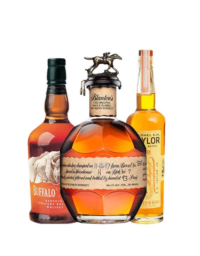 Buffalo Trace + Blanton's Original 700ml + Colonel E.H. Taylor (3 Pack) Bundle #001