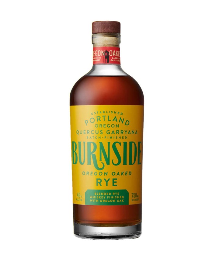 Burnside Oregon Oaked Rye Whiskey