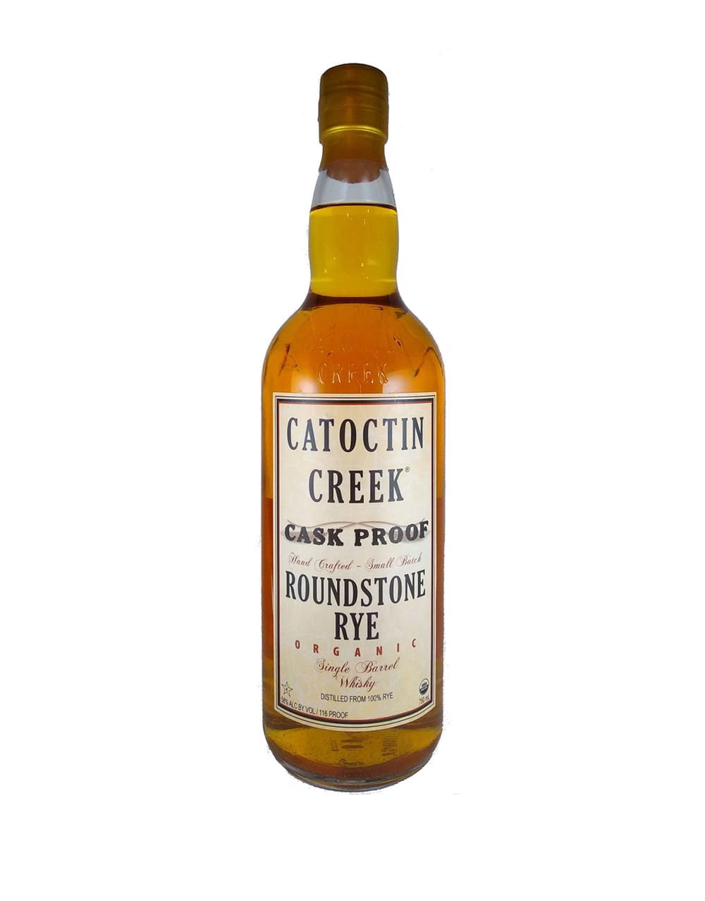 Catoctin Creek Cask Proof Roundstone Rye Whisky