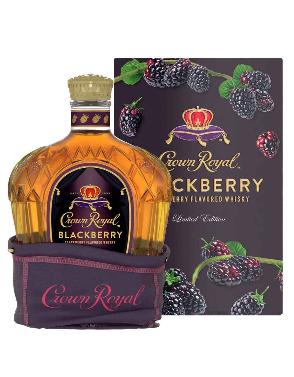 Crown Royal Blackberry Canadian Flavored Whisky