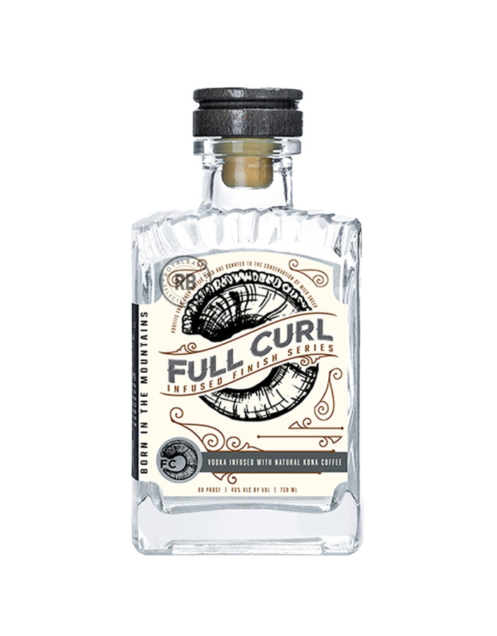Curl Vodka Infused with Natural Kona Coffee