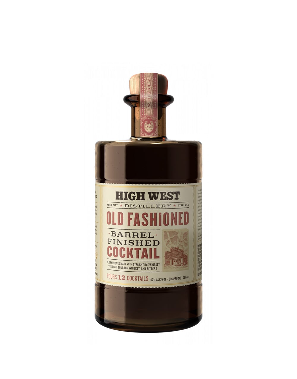High West Old Fashioned Barrel Finished Cocktail