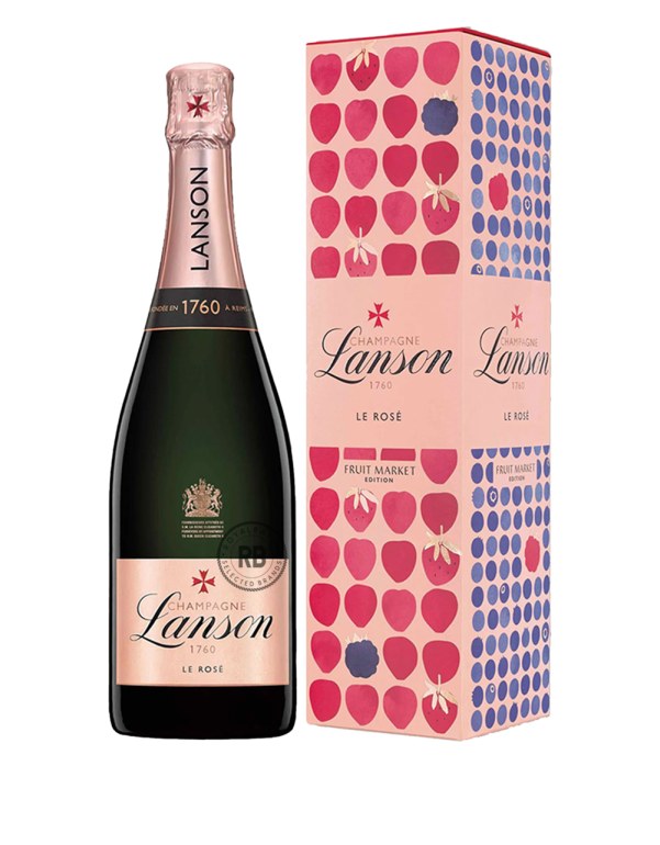 Lanson Le Rosé Fruit Market Edition Champagne