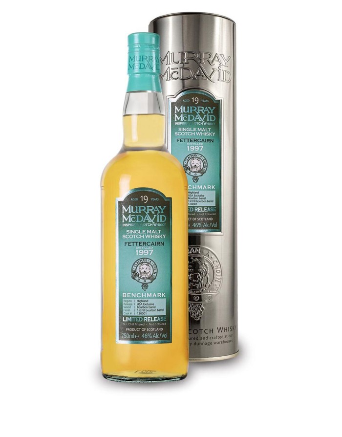 Murray McDavid FETTERCAIRN Benchmark 19 year old Highland Single Malt Scotch Whiskey