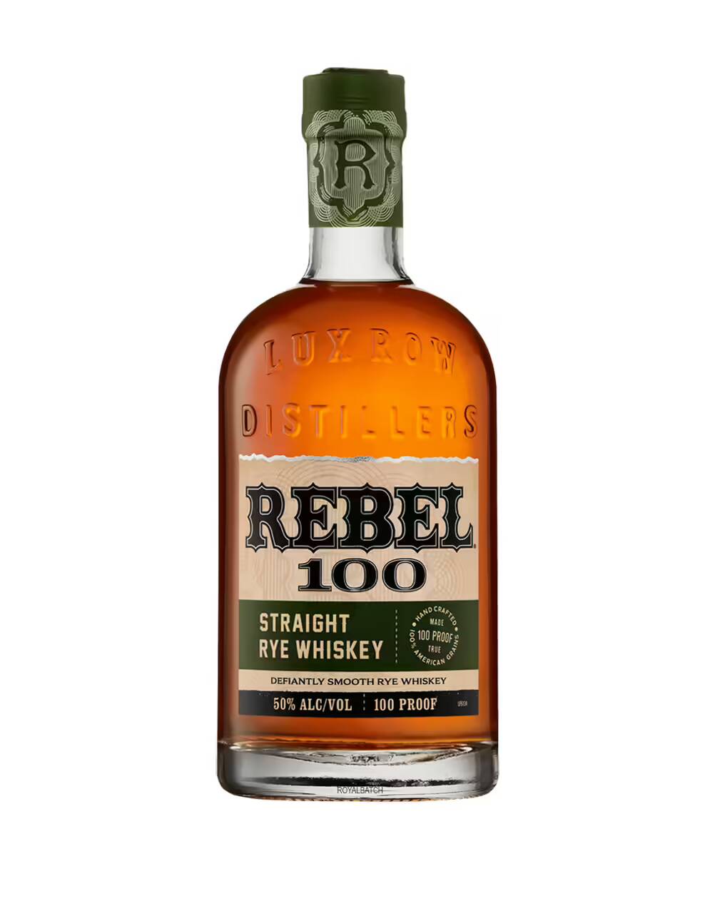 Rebel 100 Proof Straight Rye Whiskey