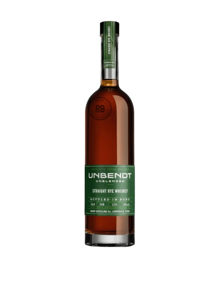 Unbendt Unblended Bottled in Bond Straight Rye Whiskey