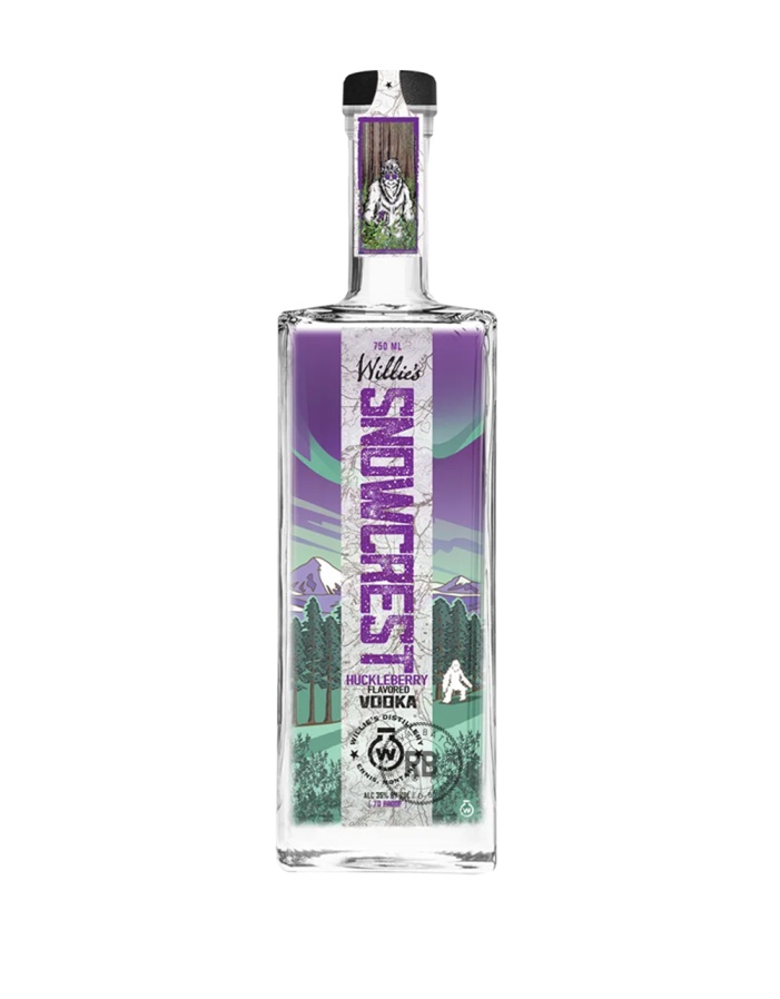 Willie's Distillery Snowcrest Huckleberry Flavored Vodka